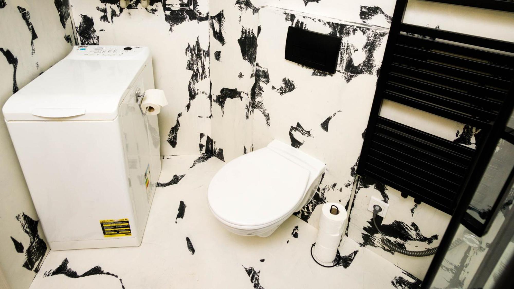 Black & White Apartment Prague By Wenceslas Square And Muzeum Ngoại thất bức ảnh