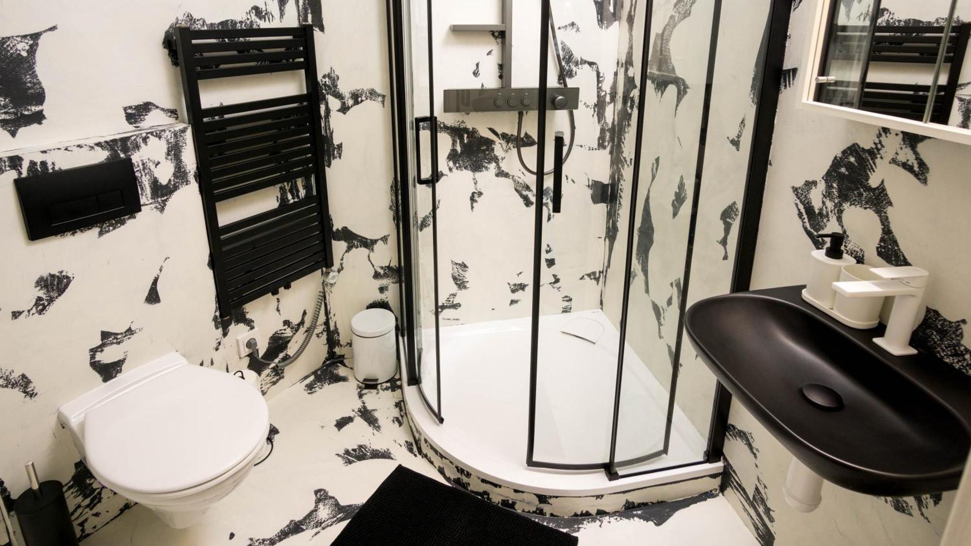 Black & White Apartment Prague By Wenceslas Square And Muzeum Ngoại thất bức ảnh